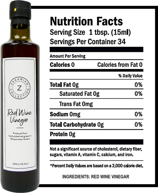 Zakarian Red Wine Vinegar 500ML Liokareas