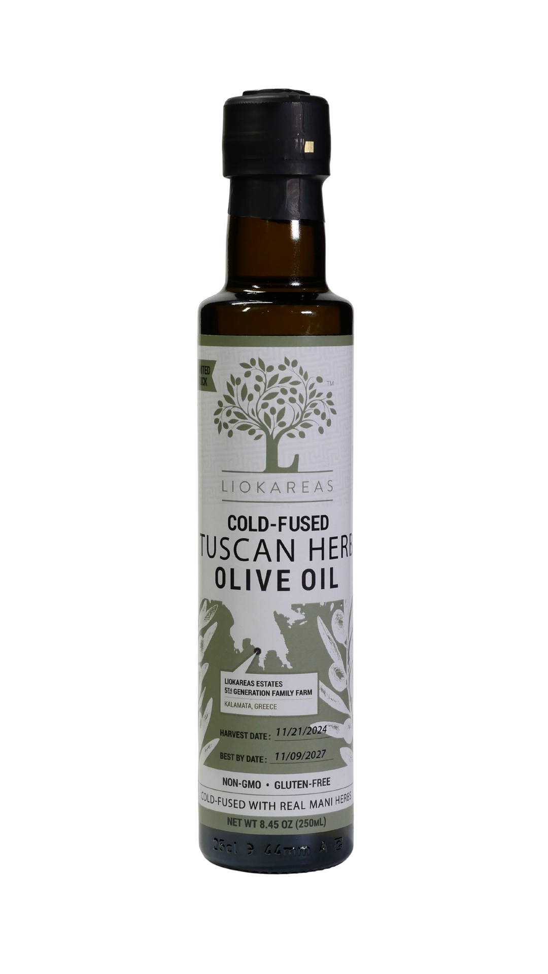 レスペラオイル Cold Fused Tuscan Herb Olive Oil - 250ml – Liokareas