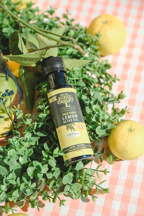 Olive Oil Variety Pack - Five 100ml Bottles (Lemon, Orange, Basil