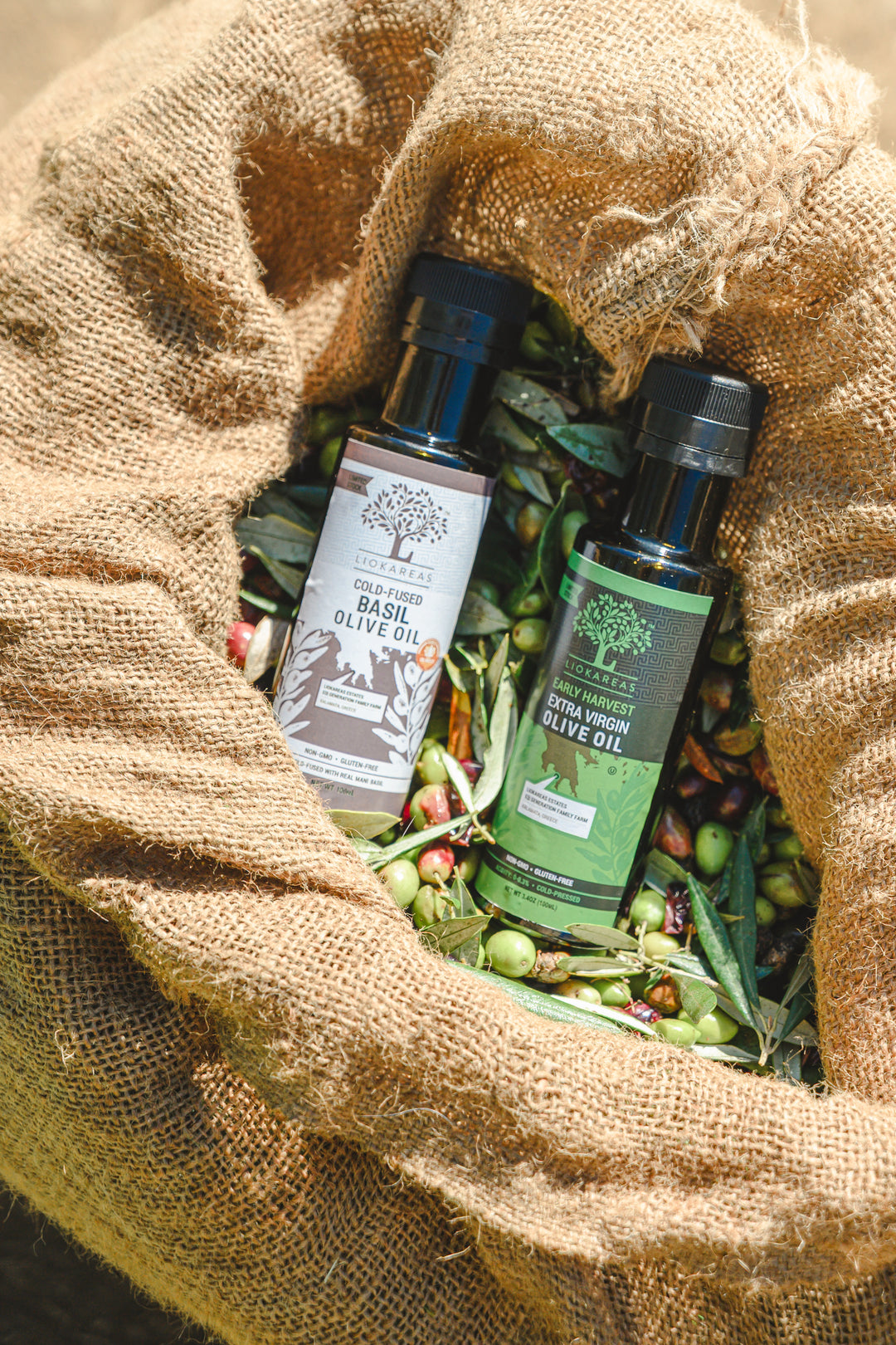 Olive Oil Variety Pack - Five 100ml Bottles (Lemon, Orange, Basil