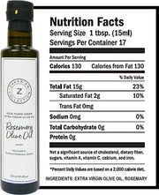 Zakarian Rosemary Extra Virgin Olive Oil - 250ML