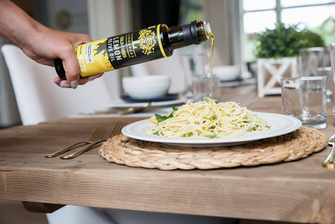 Buy Cold Fused Lemon Olive Oil - Liokareas Greek EVOO