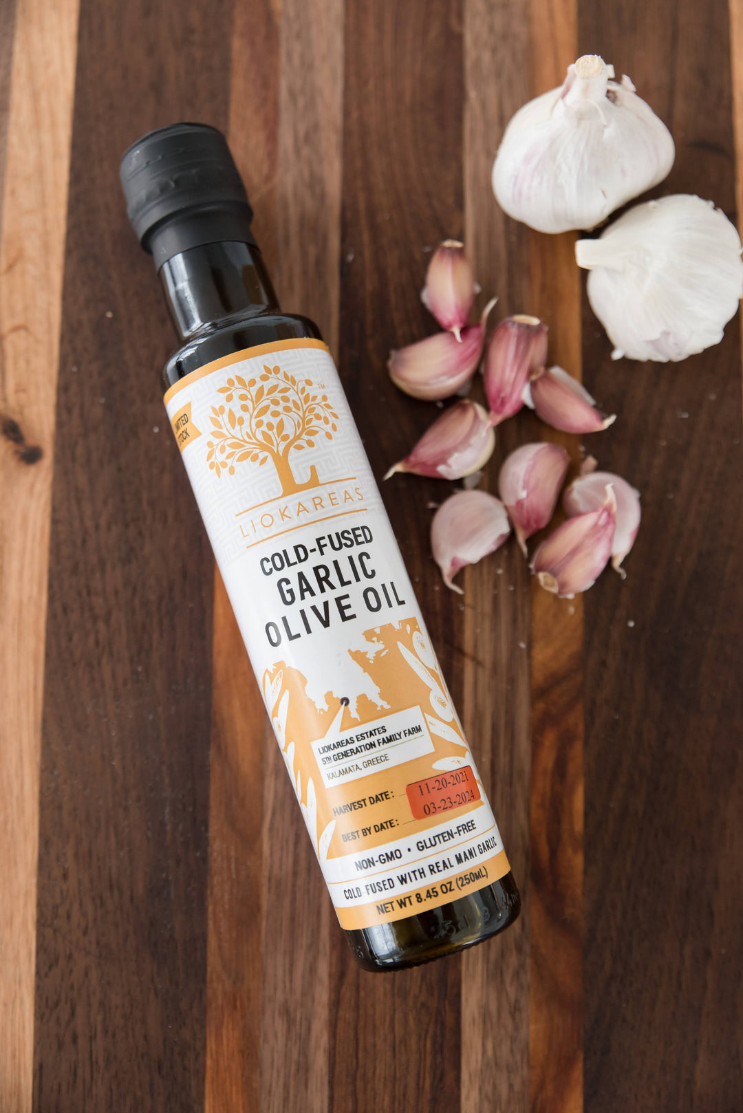 Cold Fused Garlic Olive Oil -250ml – Liokareas