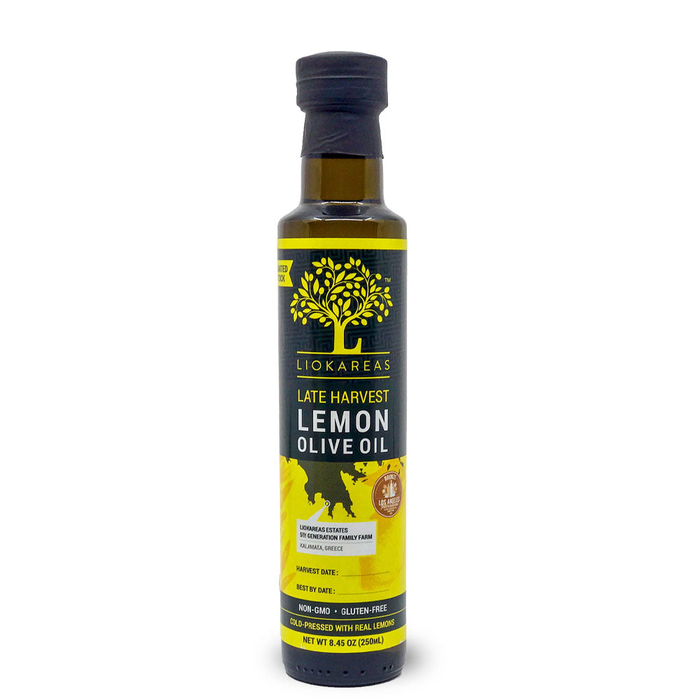 Buy Cold Fused Lemon Olive Oil - Liokareas Greek EVOO