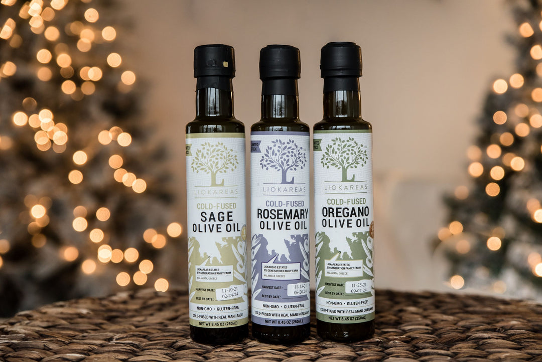 Flavors of Fall Gift Set (Sage, Oregano, & Rosemary Olive Oils